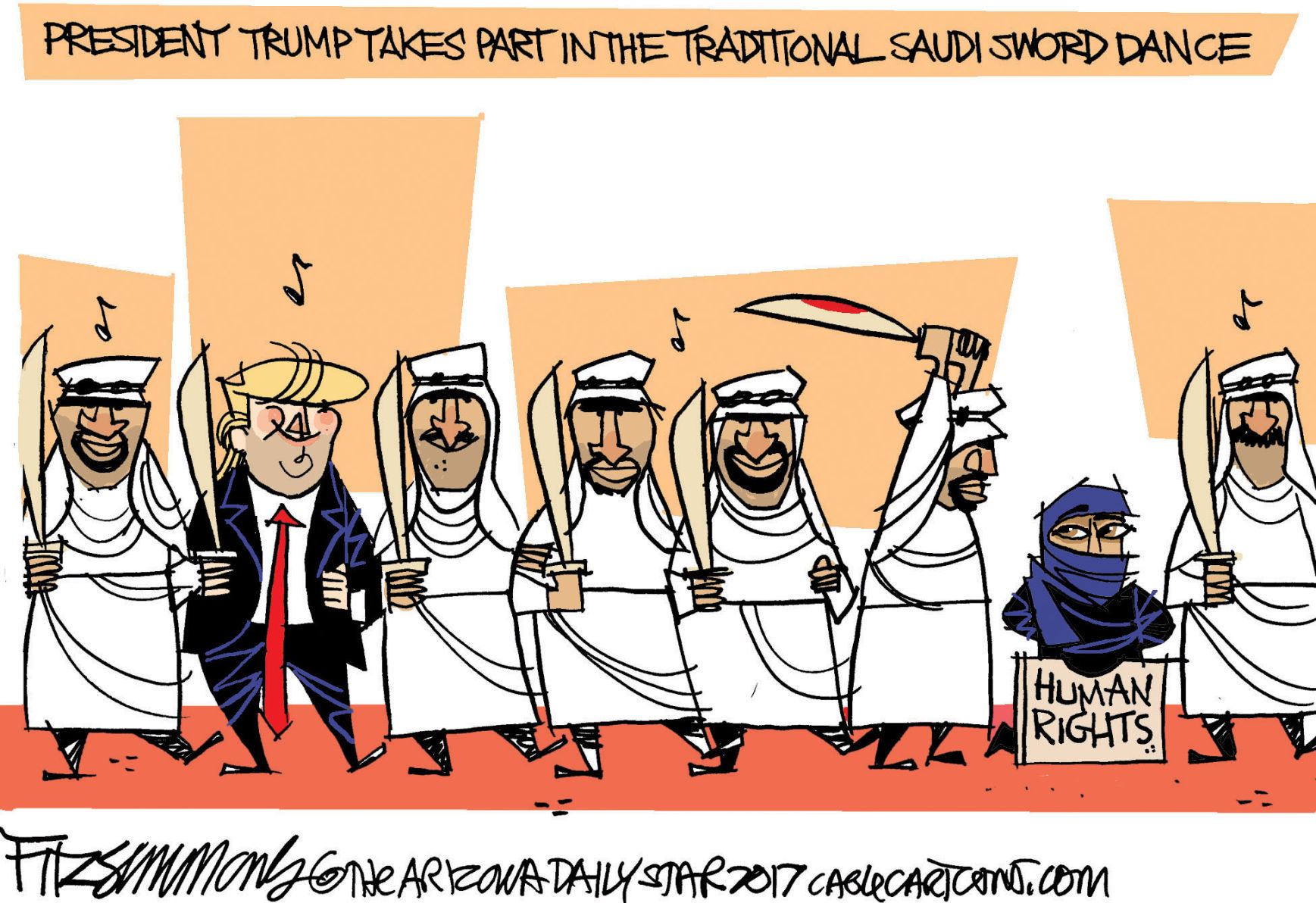 Daily Fitz Cartoon: Saudi Arabia